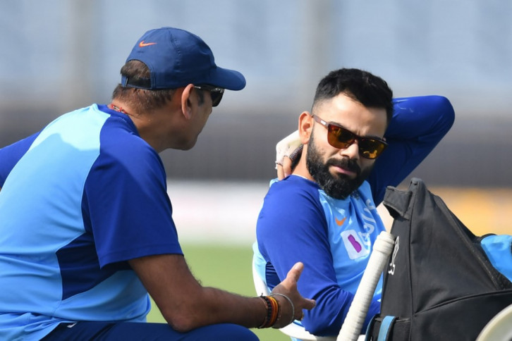 Virat Kohli and Ravi Shastri Virat Kohli and Ravi Shastri
