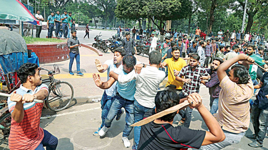 হামলা করেছে ছাত্রলীগ, মামলার আসামি ছাত্রদল-বিএনপি নেতাকর্মী