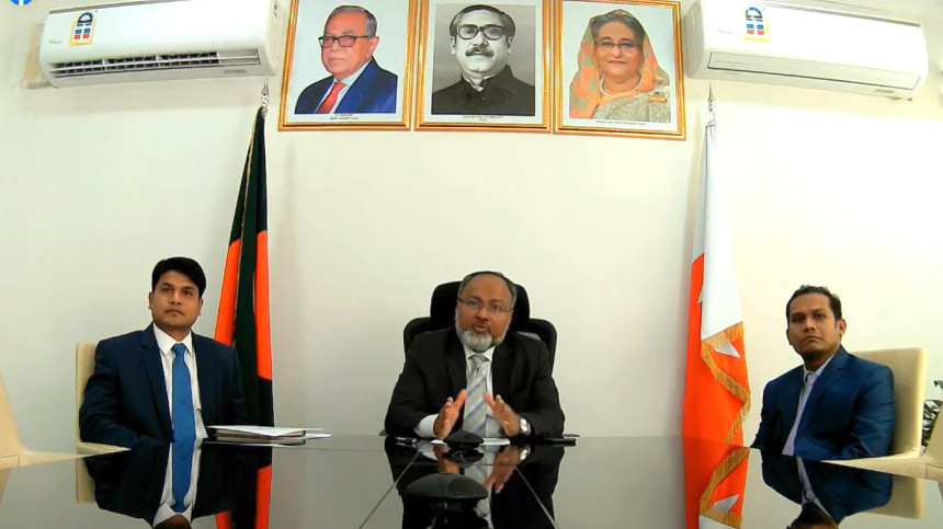 বাহরাইনে নিযুক্ত বাংলাদেশের রাষ্ট্রদূত ড. মুহাম্মদ নজরুল ইসলাম ফেসবুক লাইভে বাংলাদেশিদের জন্য বাহরাইনের ভিসা আবারও উন্মুক্ত হওয়ার ঘোষণা দেন। বাহরাইনে নিযুক্ত বাংলাদেশের রাষ্ট্রদূত ড. মুহাম্মদ নজরুল ইসলাম ফেসবুক লাইভে বাংলাদেশিদের জন্য বাহরাইনের ভিসা আবারও উন্মুক্ত হওয়ার ঘোষণা দেন।