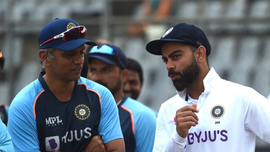 rahul dravid and virat kohli rahul dravid and virat kohli